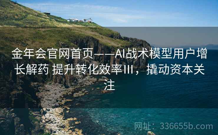 金年会官网首页——AI战术模型用户增长解药 提升转化效率Ⅲ，撬动资本关注