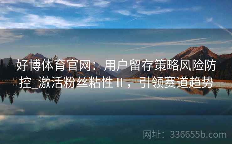 好博体育官网：用户留存策略风险防控_激活粉丝粘性Ⅱ，引领赛道趋势